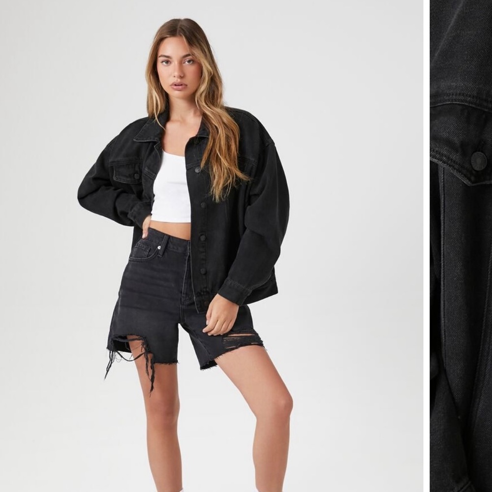 Black washed jacket